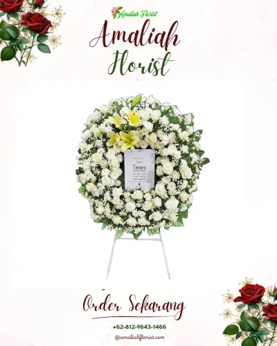 Krans Bunga Duka Cita di Jati Baru